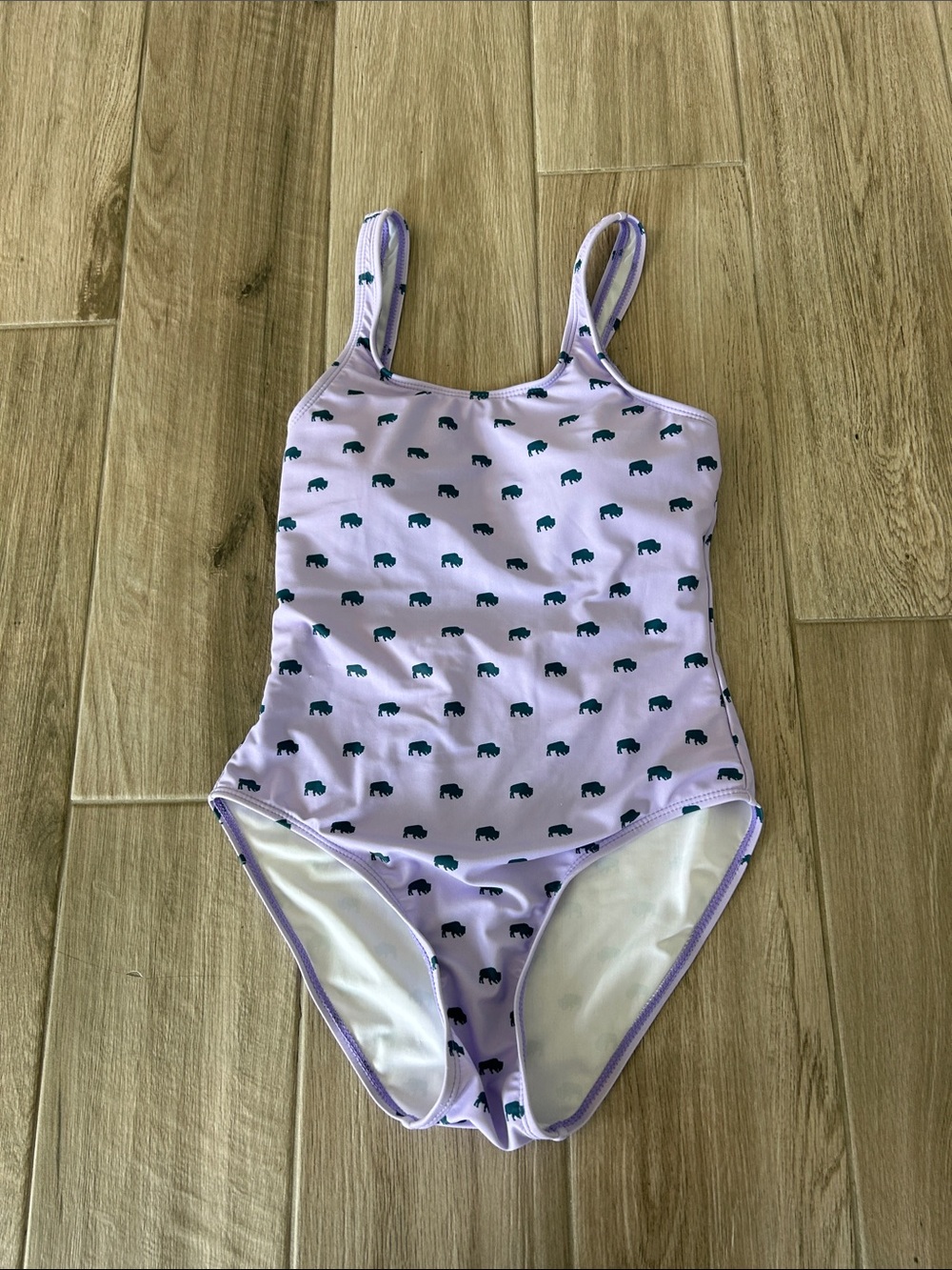 Buffalo Print One-Piece Swimsuit